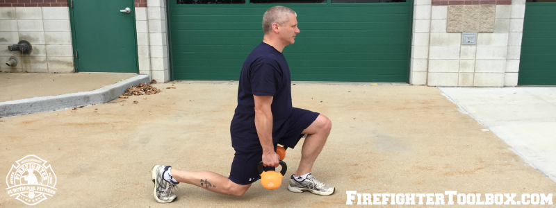 weighted lunges FFTB F3